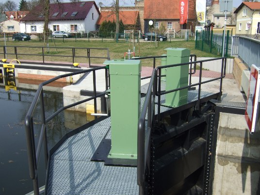 Sch&uuml;tzwinde - Schleuse Sch&ouml;pfurth